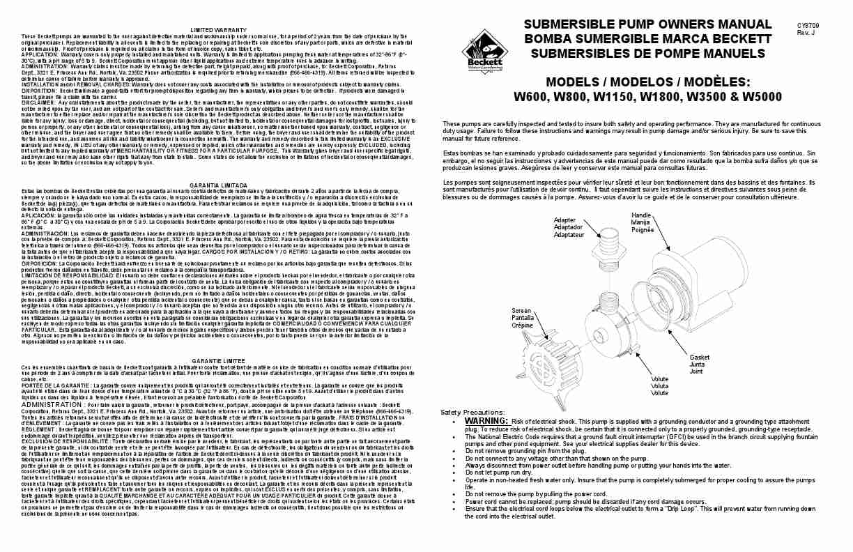 Beckett Water Gardening Plumbing Product W1150-page_pdf